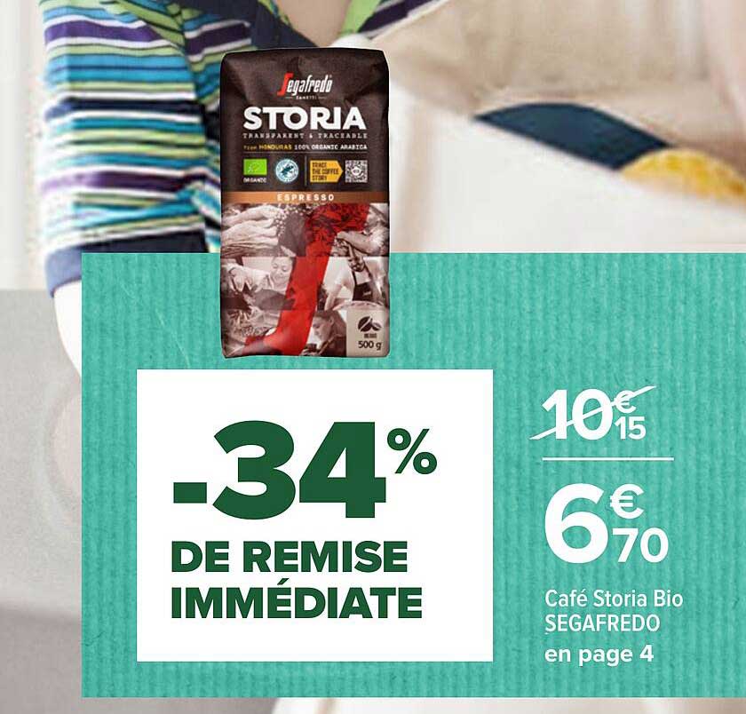 café storia bio segafredo