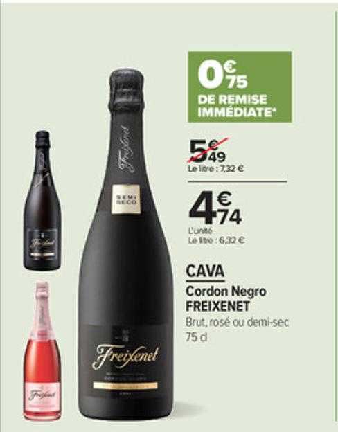 cava cordon negro freixenet
