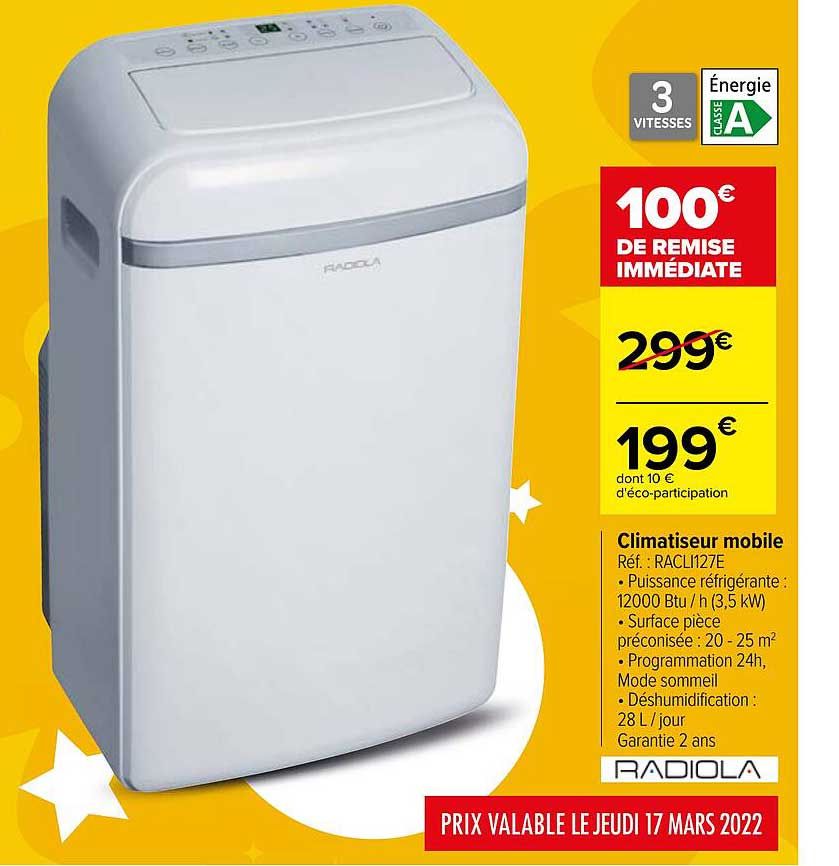 Climatiseur Mobile Radiola