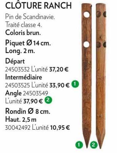 clôture ranch