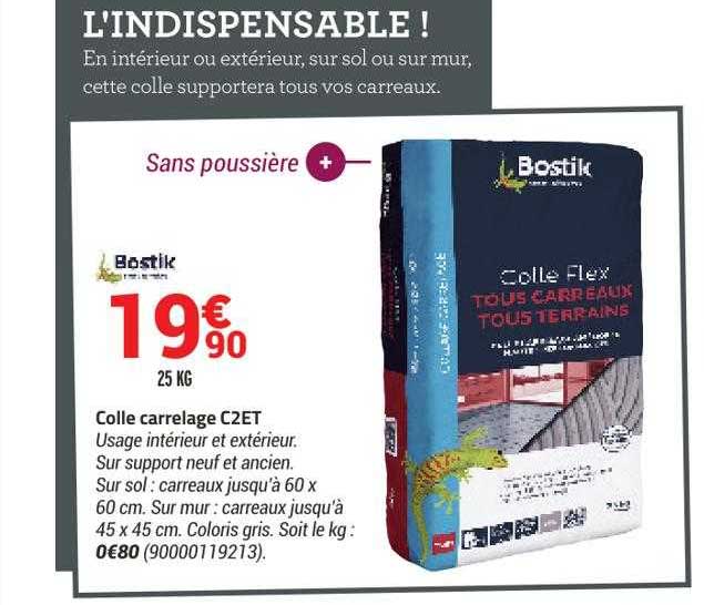 colle carrelage c2et