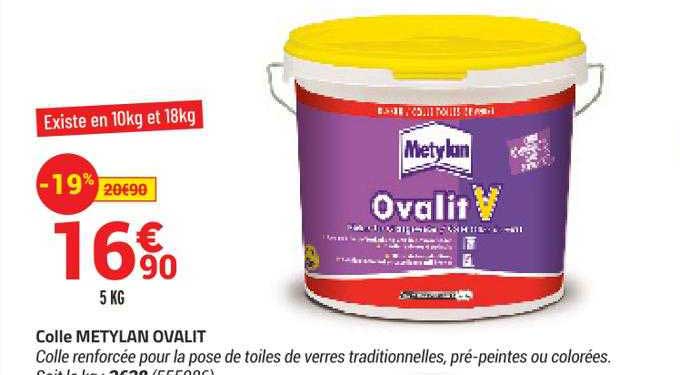 colle metylan ovalit