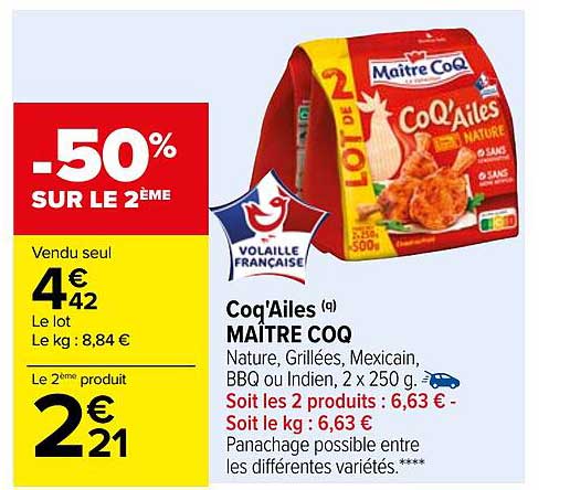 coq'ailes maître coq