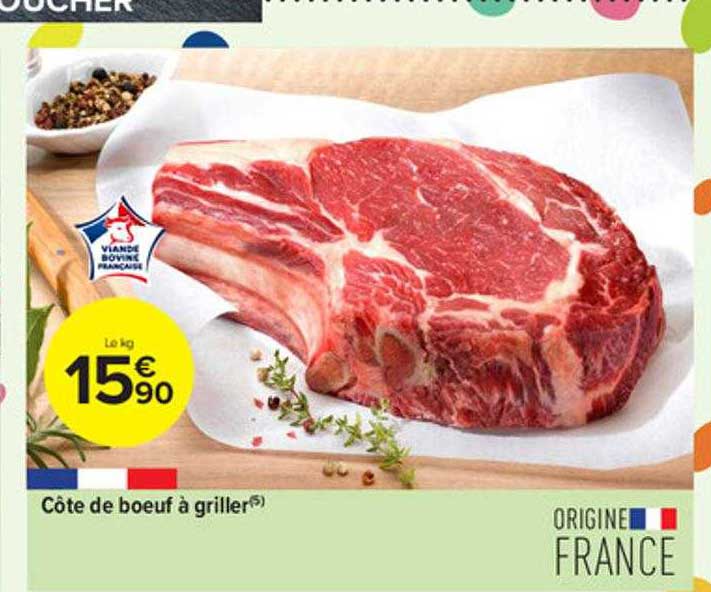 Côte De Bœuf à Griller