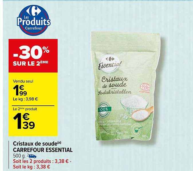 Cristaux De Soude Carrefour Essential