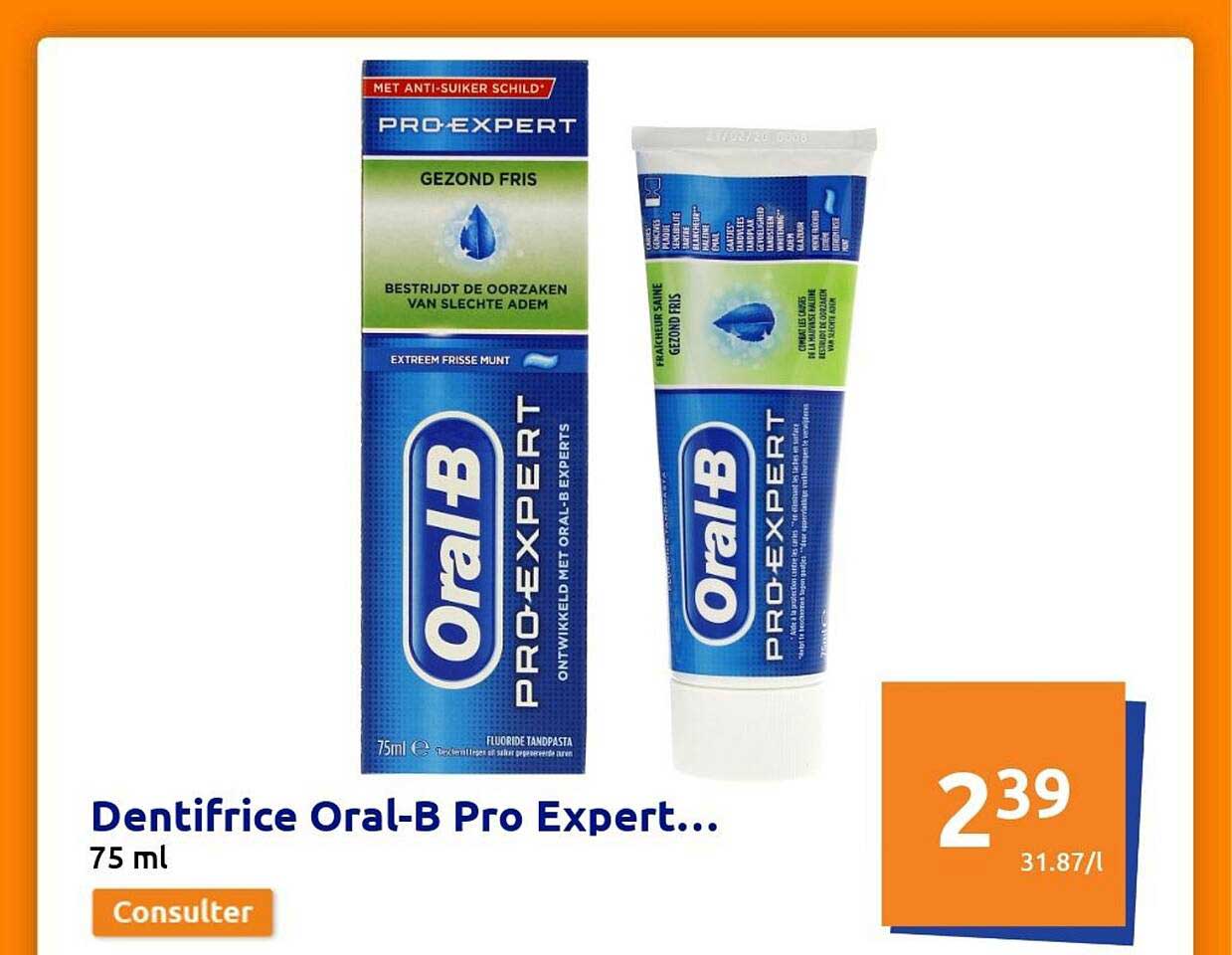 dentifrice oral-b pro expert...