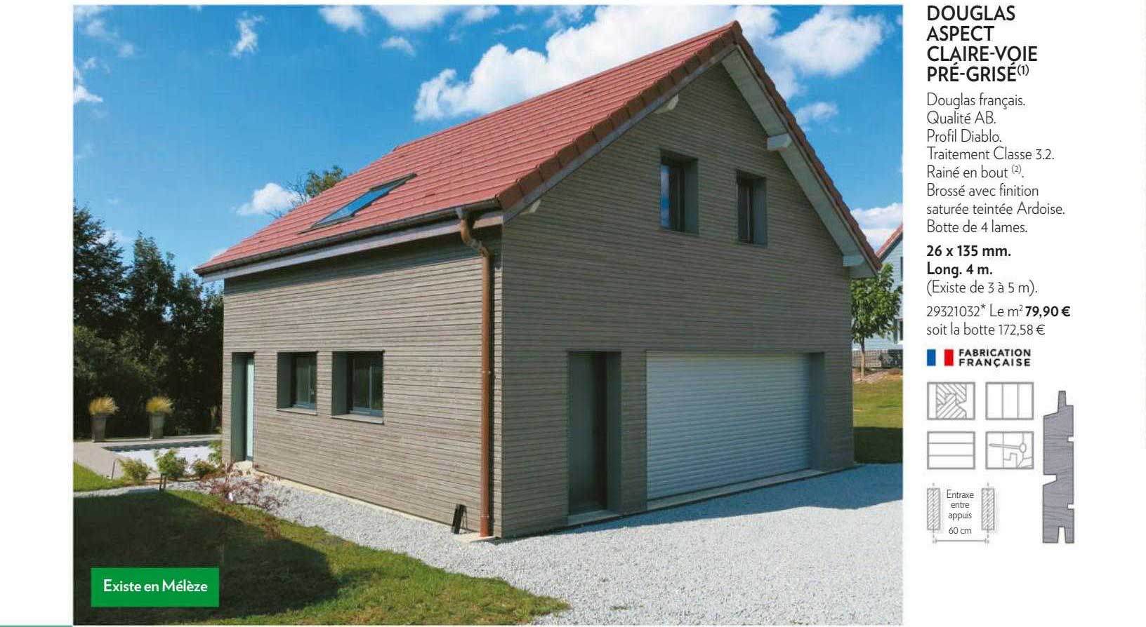 douglas aspect claire-voie pré-grisé