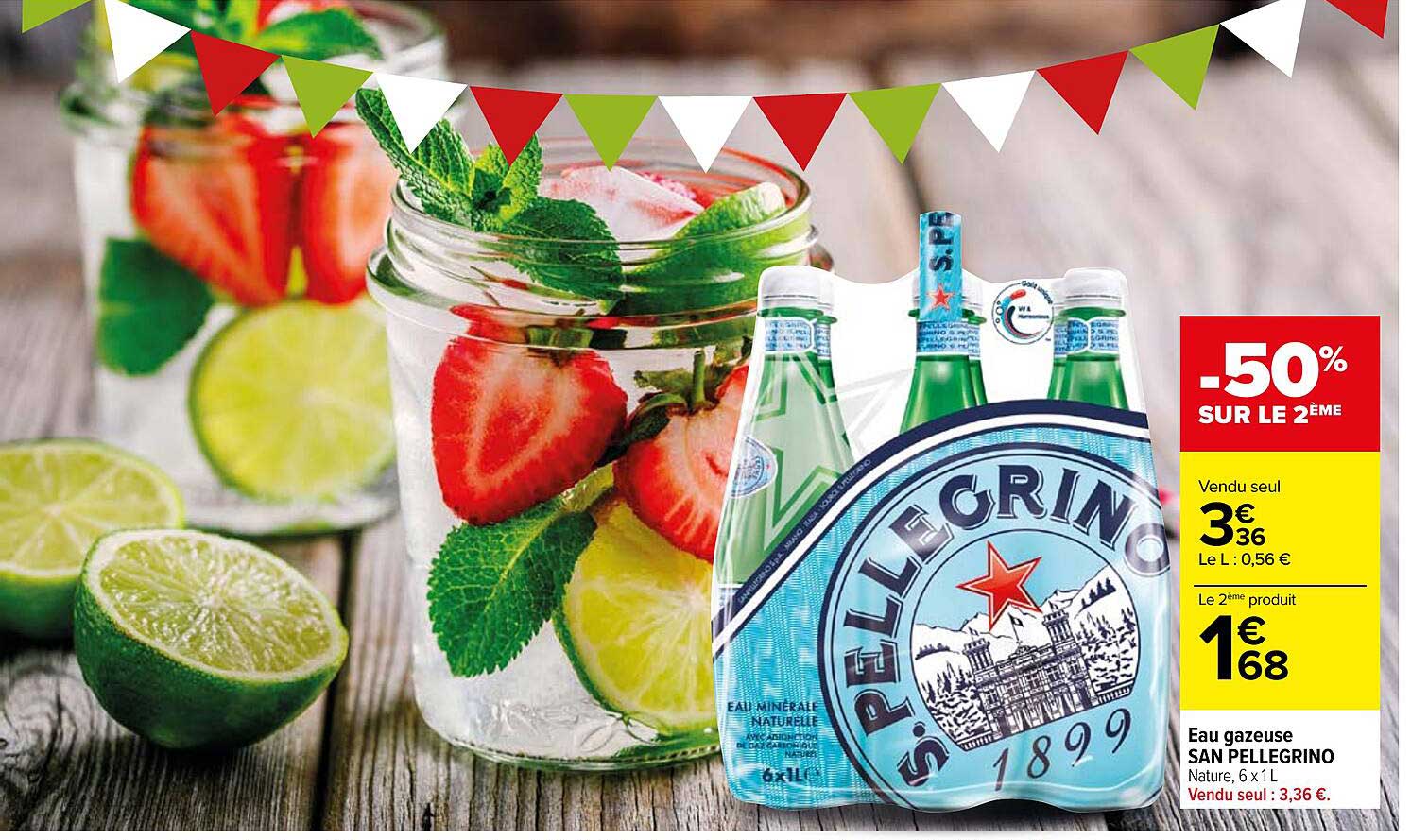 eau gazeuse san pellegrino