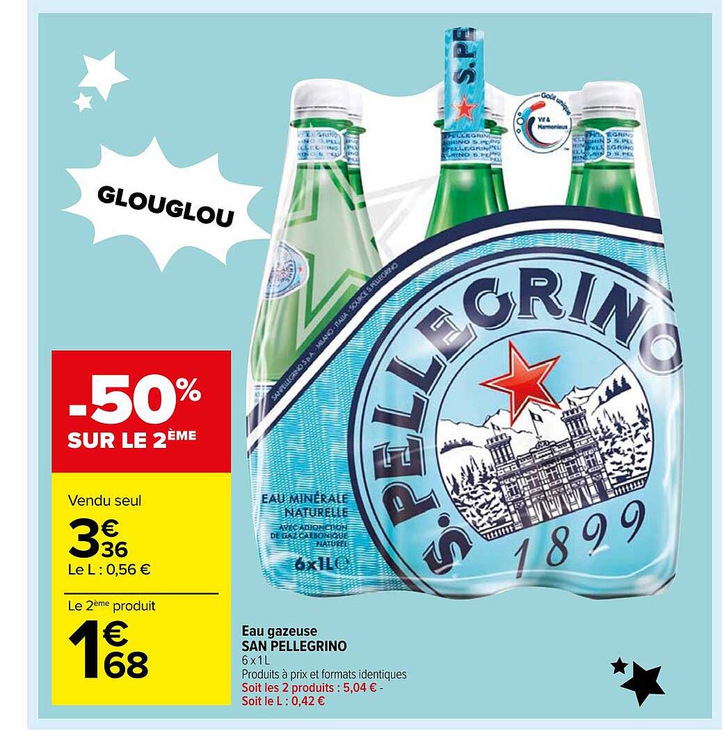 eau gazeuse san pellegrino