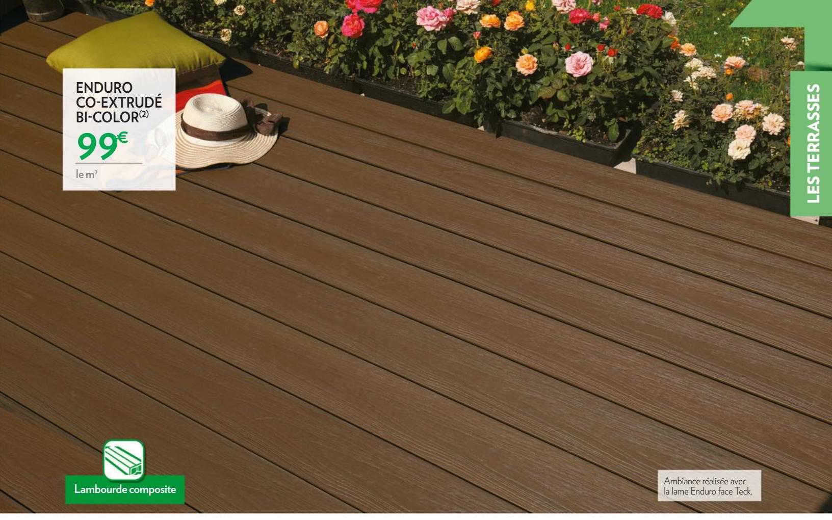 enduro co-extrudé bi-color