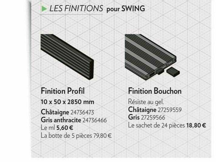 finition profi ou finition bouchon