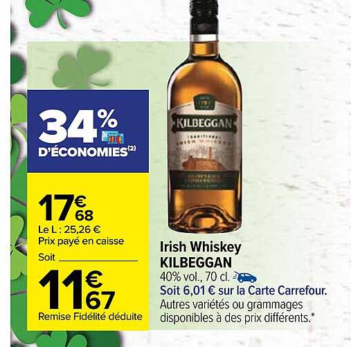 irish whiskey kilbeggan