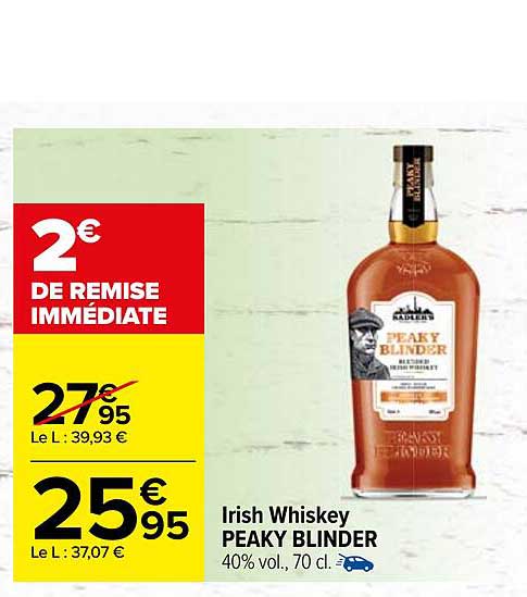 Irish Whiskey Peaky Blinder