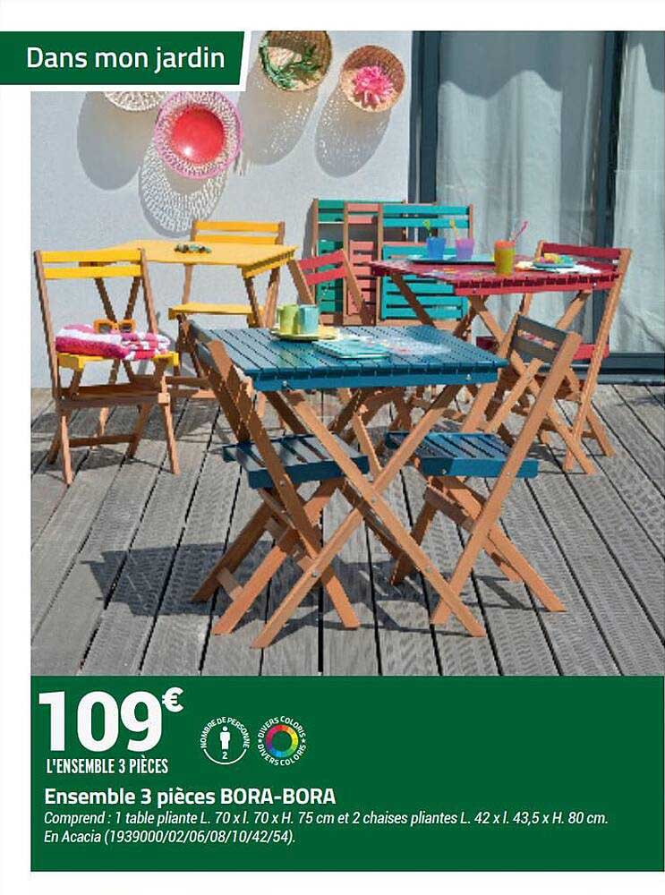 L'ensemble 3 Pièces Bora-bora