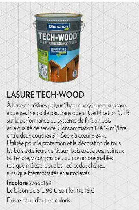 lasure tech-wood blanchon