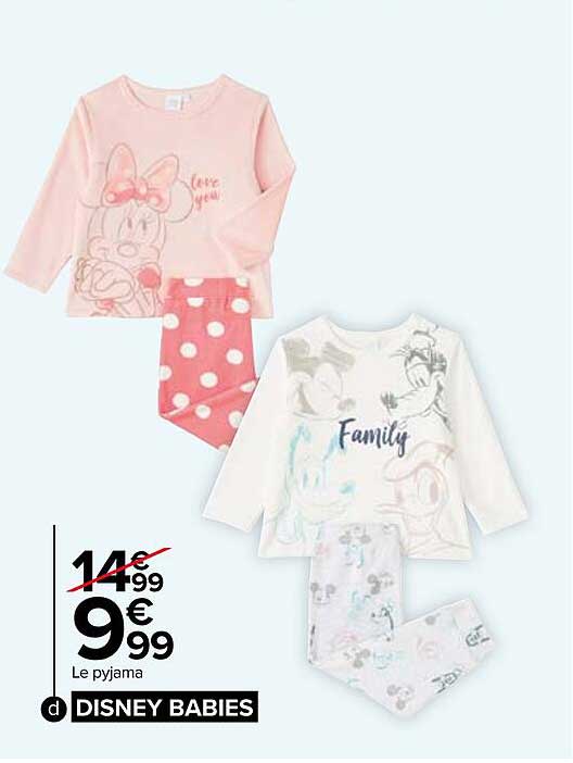 le pyjama disney babies