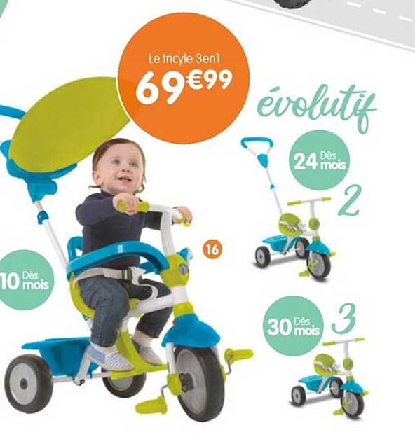 Le Tricycle 3 En 1