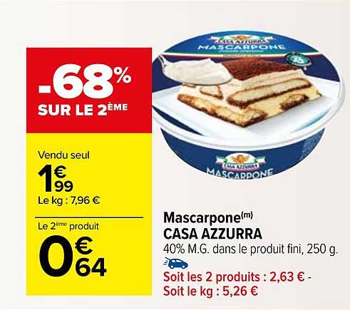 mascarpone casa azzurra