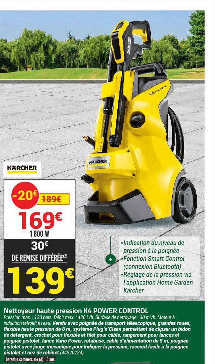 nettoyeur haute pression k4 power control