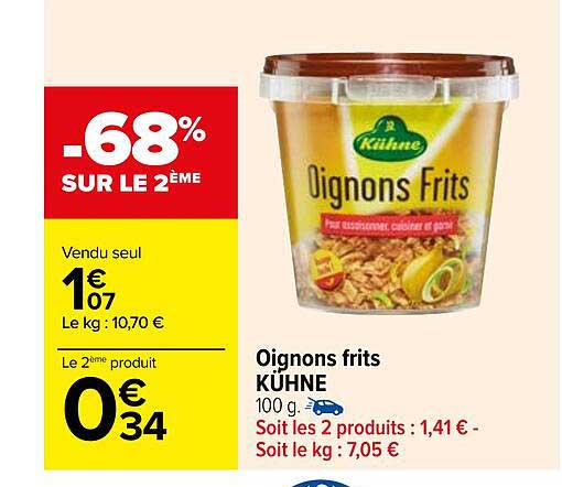 Oignons Frits Kühne