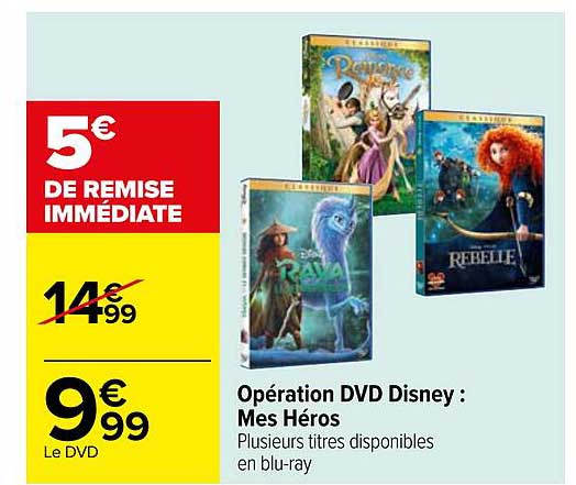 opération dvd disney : mes héros