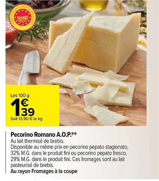 pecorino romano a.o.p.
