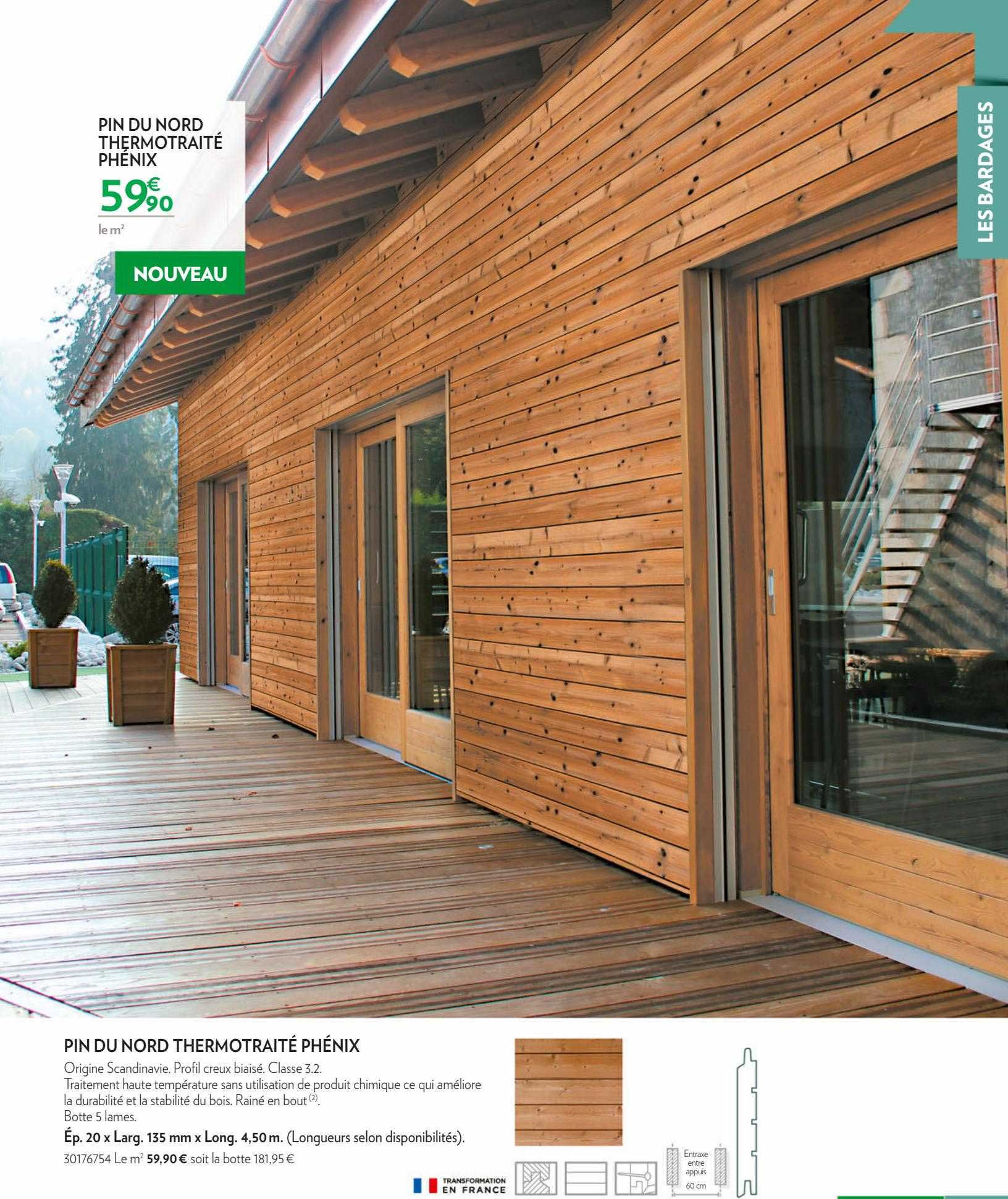 pin du nord thermotraité phénix