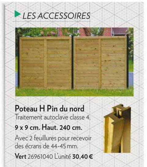 Poteau H Pin Du Nord