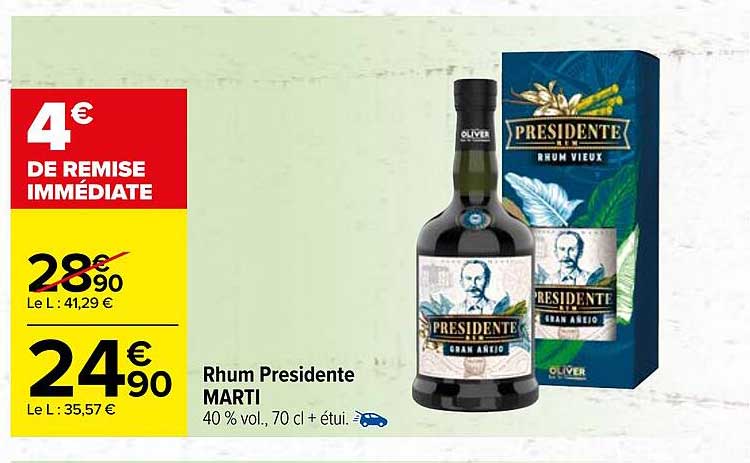 rhum presidente marti