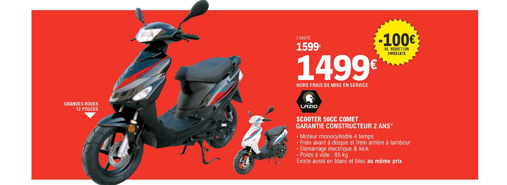 scooter 50cc comet lazio
