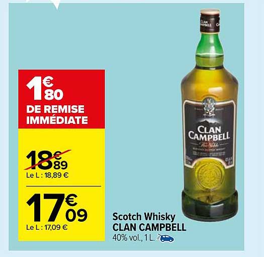 scotch whisky clan campbell