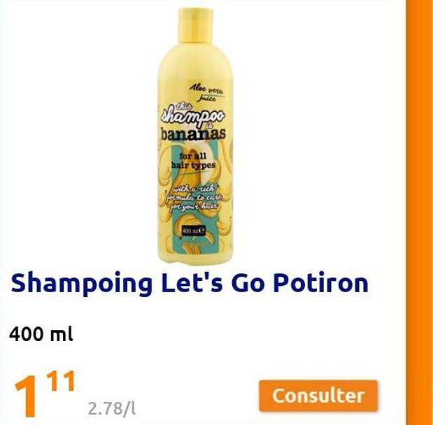 Shampoing Let's Go Potiron