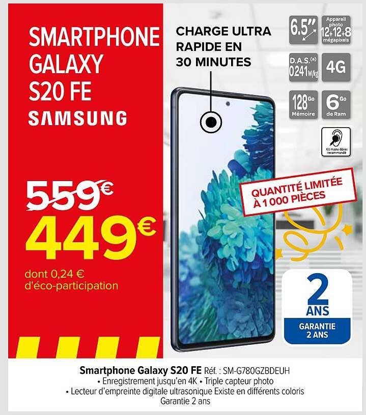 smartphone galaxy s20 fe samsung