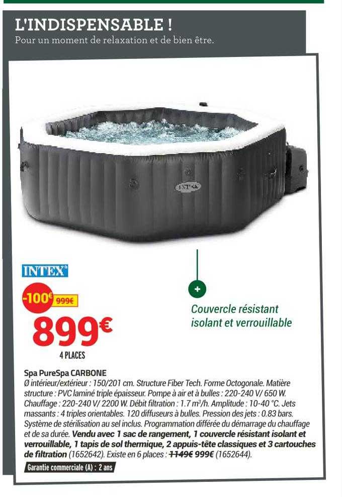 spa purespa carbone intex