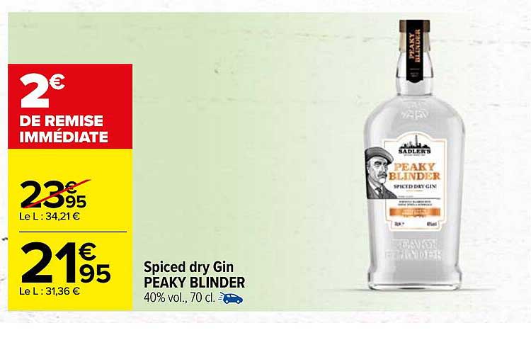 spiced dry gin peaky blinder