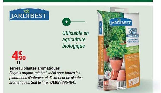 Terreau Plantes Aromatiques