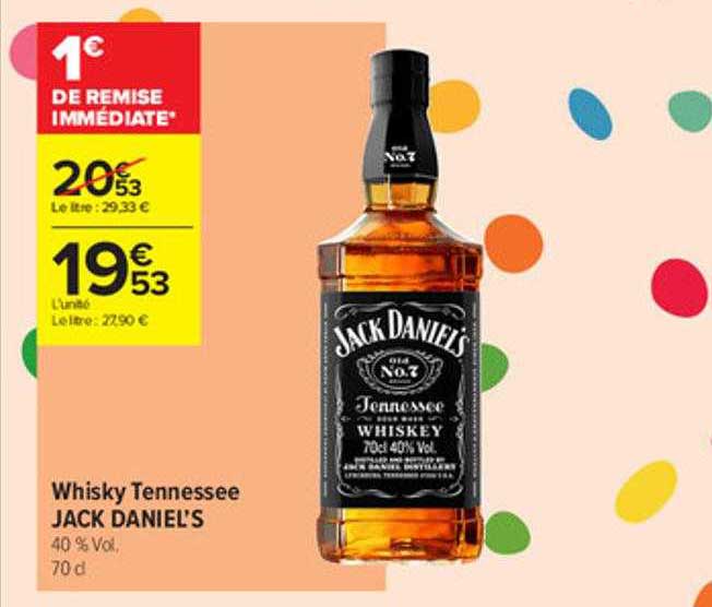 whisky tennessee jack daniel's