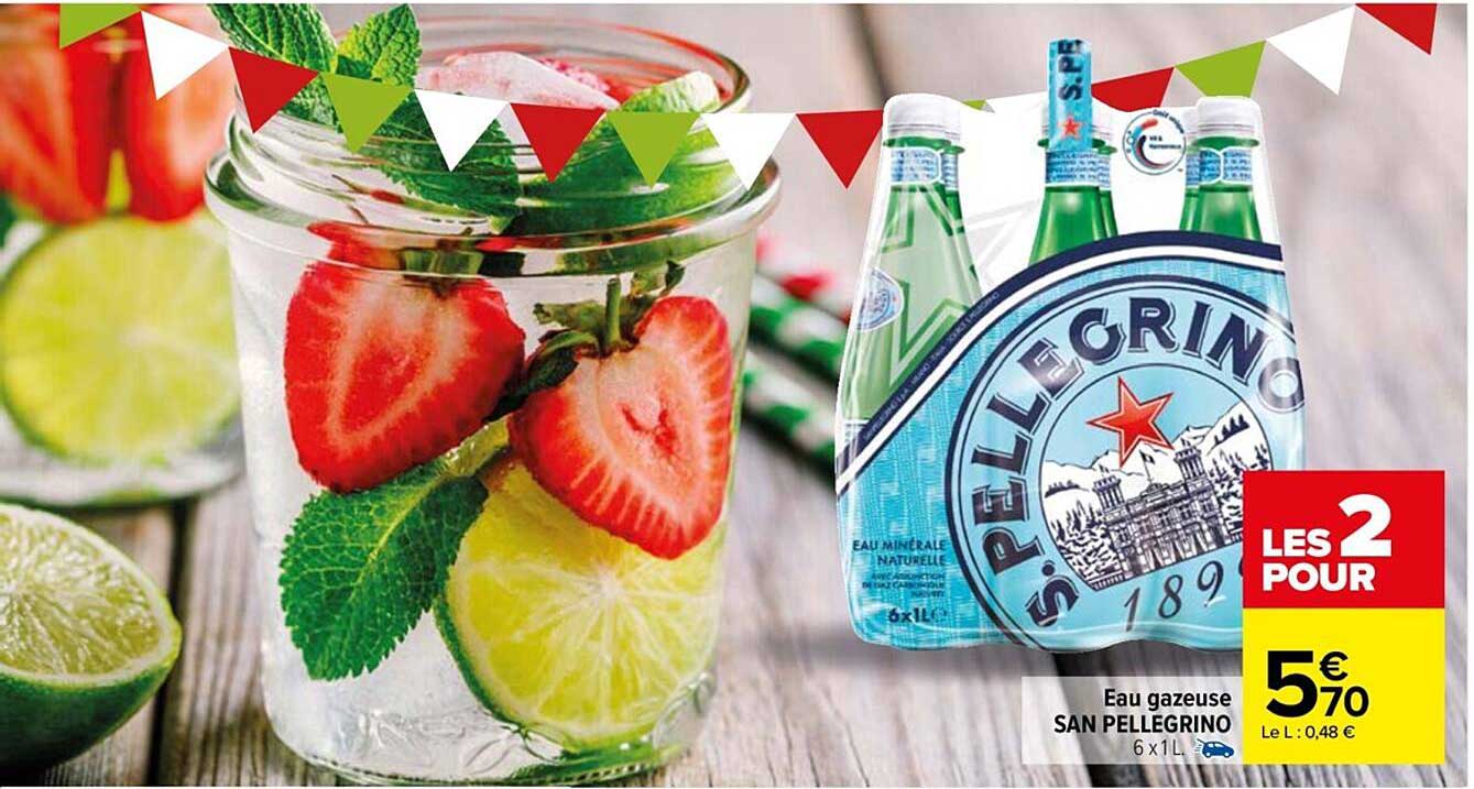 eau gazeuse san pellegrino