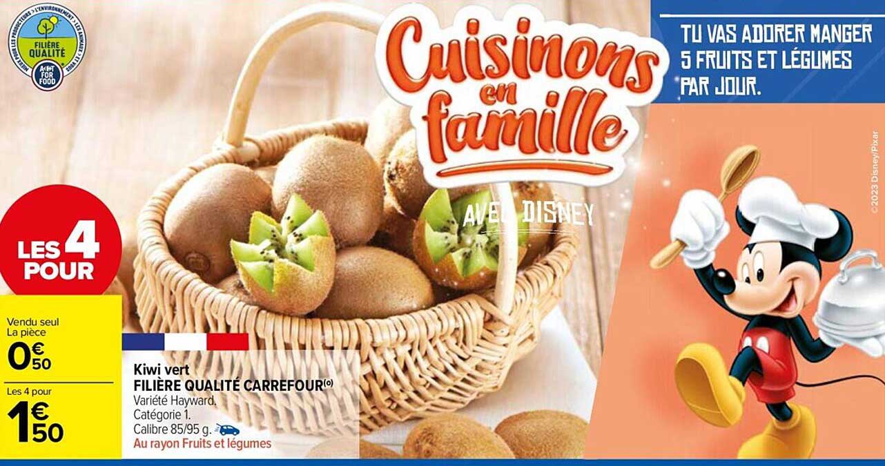 Kiwi Vert Filière Qualité Carrefour