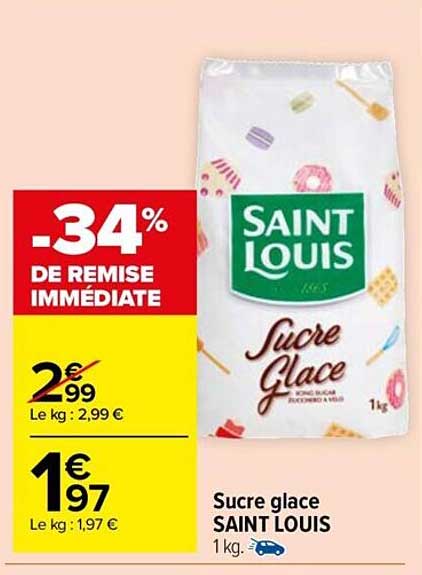 sucre glace saint louis