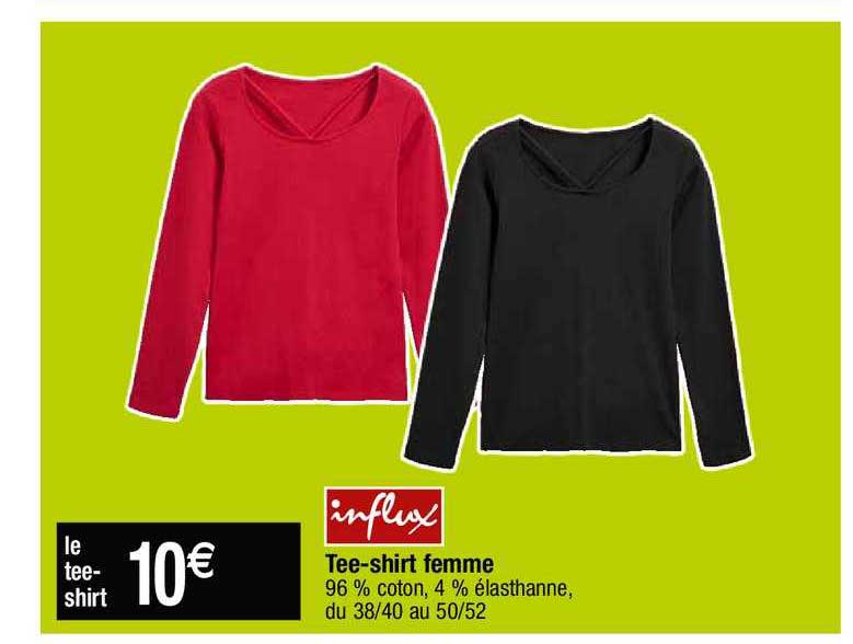 tee-shirt femme influx