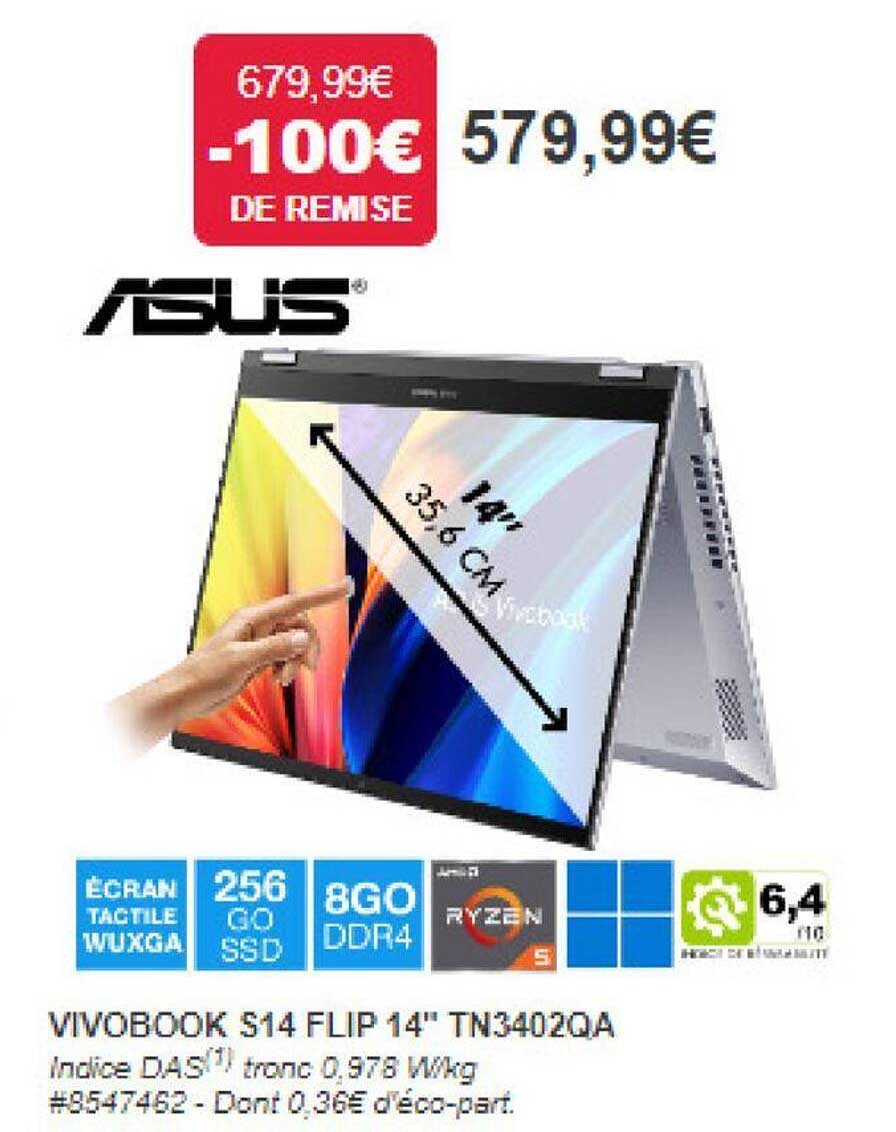 vivobook s14 flip 14" tn3402qa asus