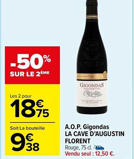 a.o.p. gigondas la cave d'augustin florent