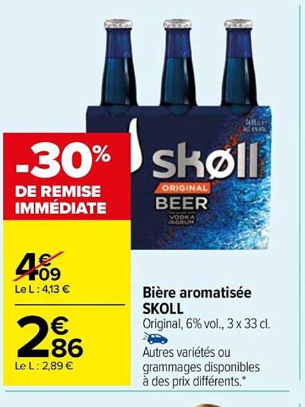 bière aromatisée skoll