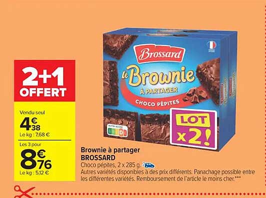 brownie à partager brossard