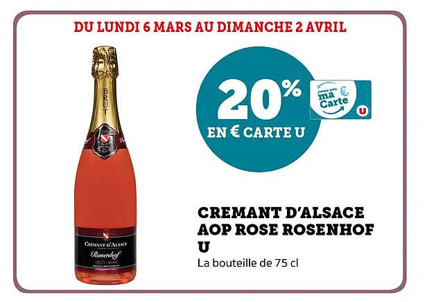 Crémant D'alsace Aop Rose Rosenhof U
