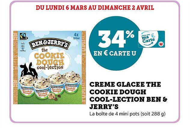 crème glacée the cookie dough cool-lection ben & jerry's