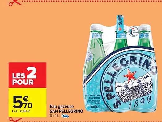 eau gazeuse san pellegrino
