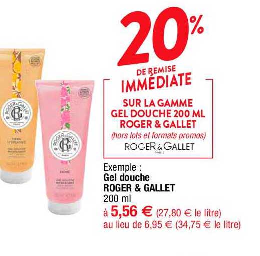 gel douche roger & gallet
