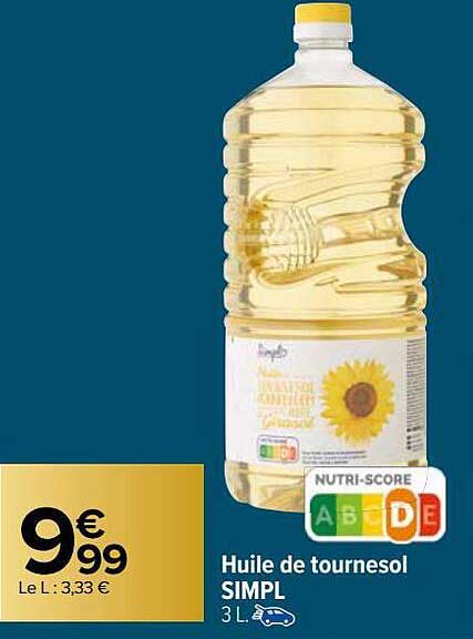 Huile De Tournesol Simpl